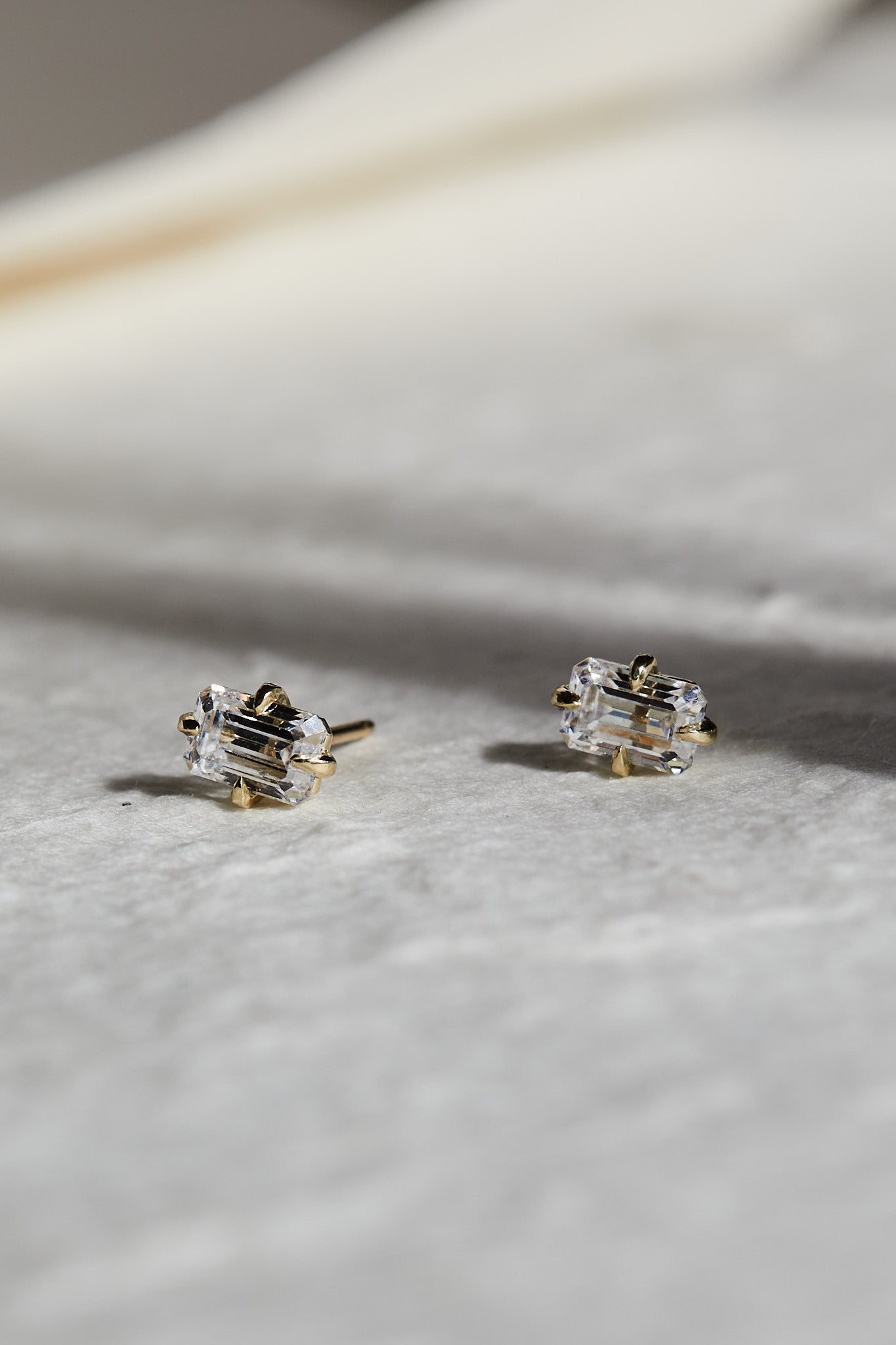Everyday Emerald Diamond Studs