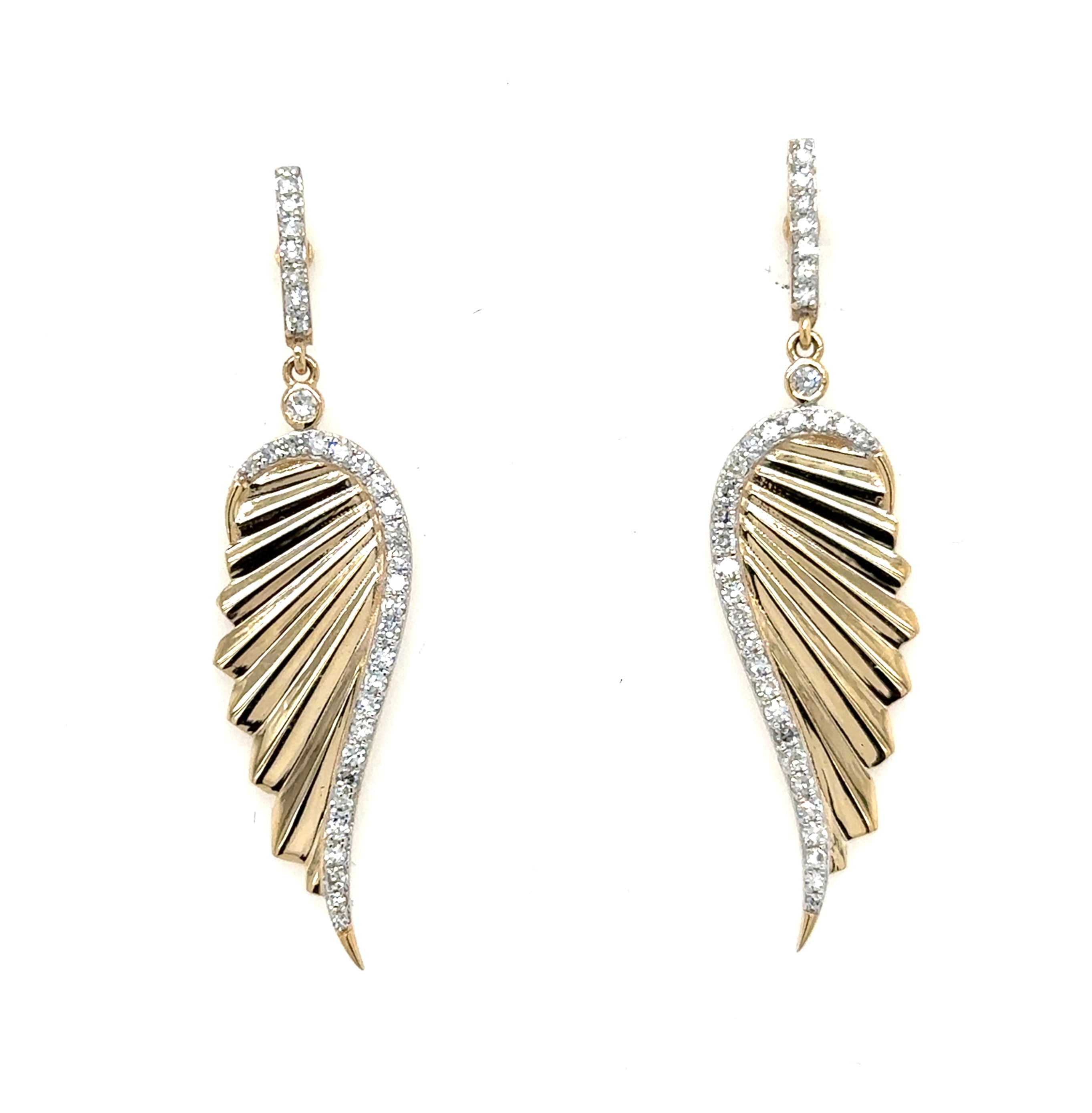 Vintage Inspired Angel Wing Earrings
