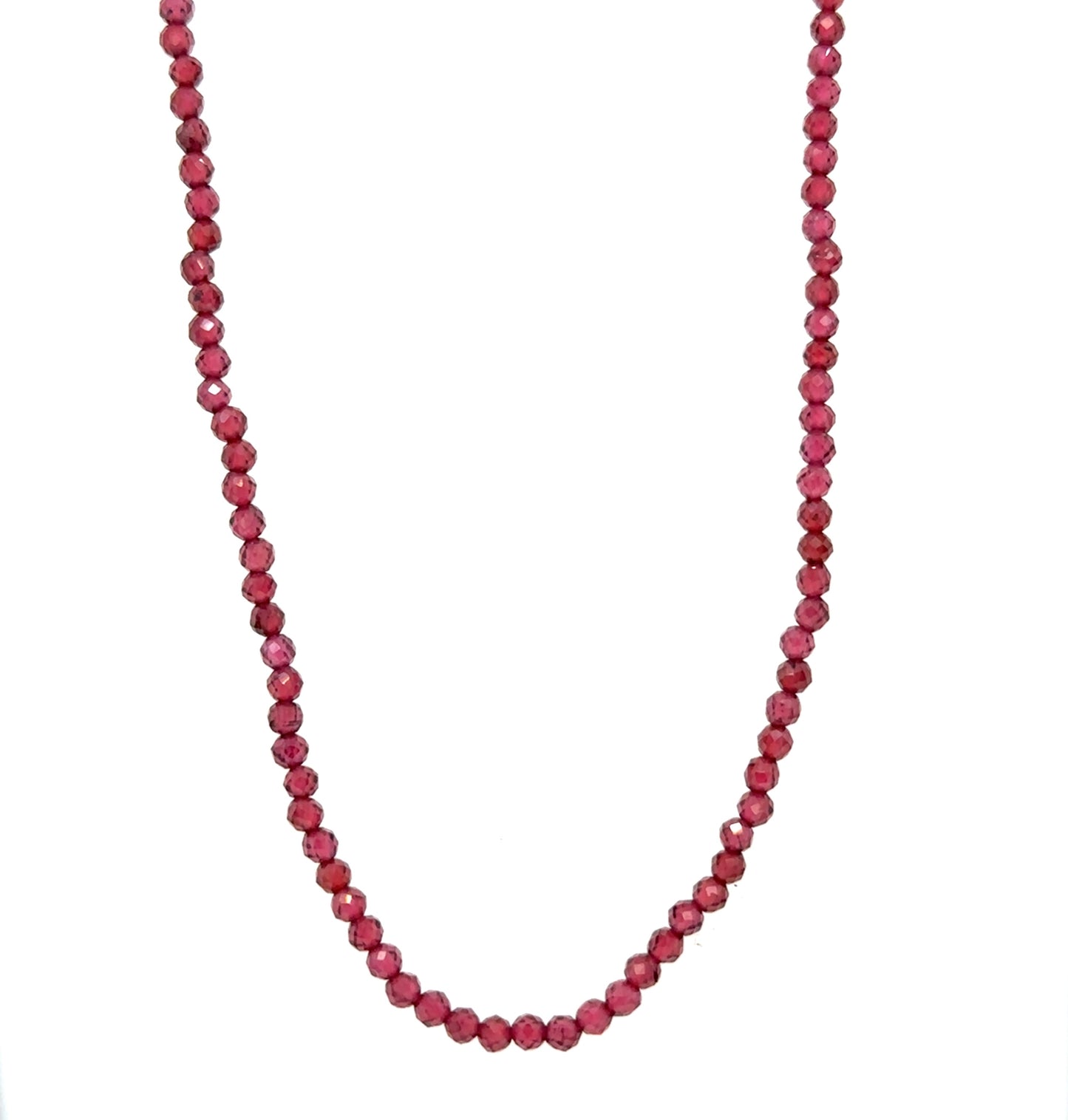 Semi Precious Gemstone Long Strand Necklace