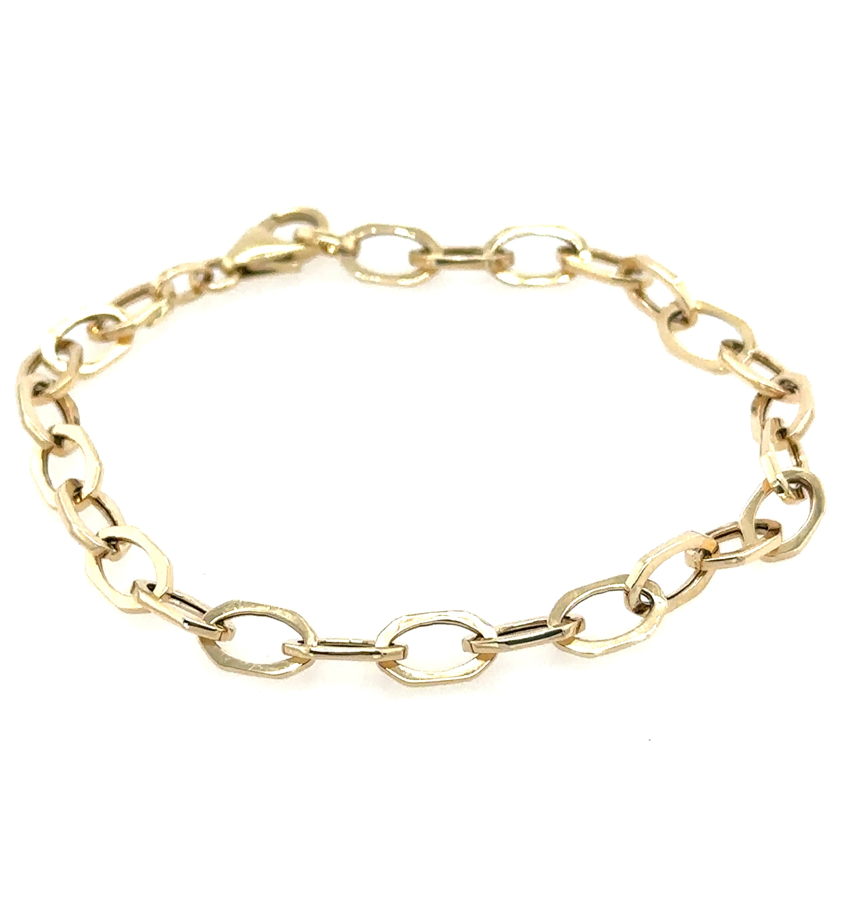 Salma Flat Oval Link Bracelet
