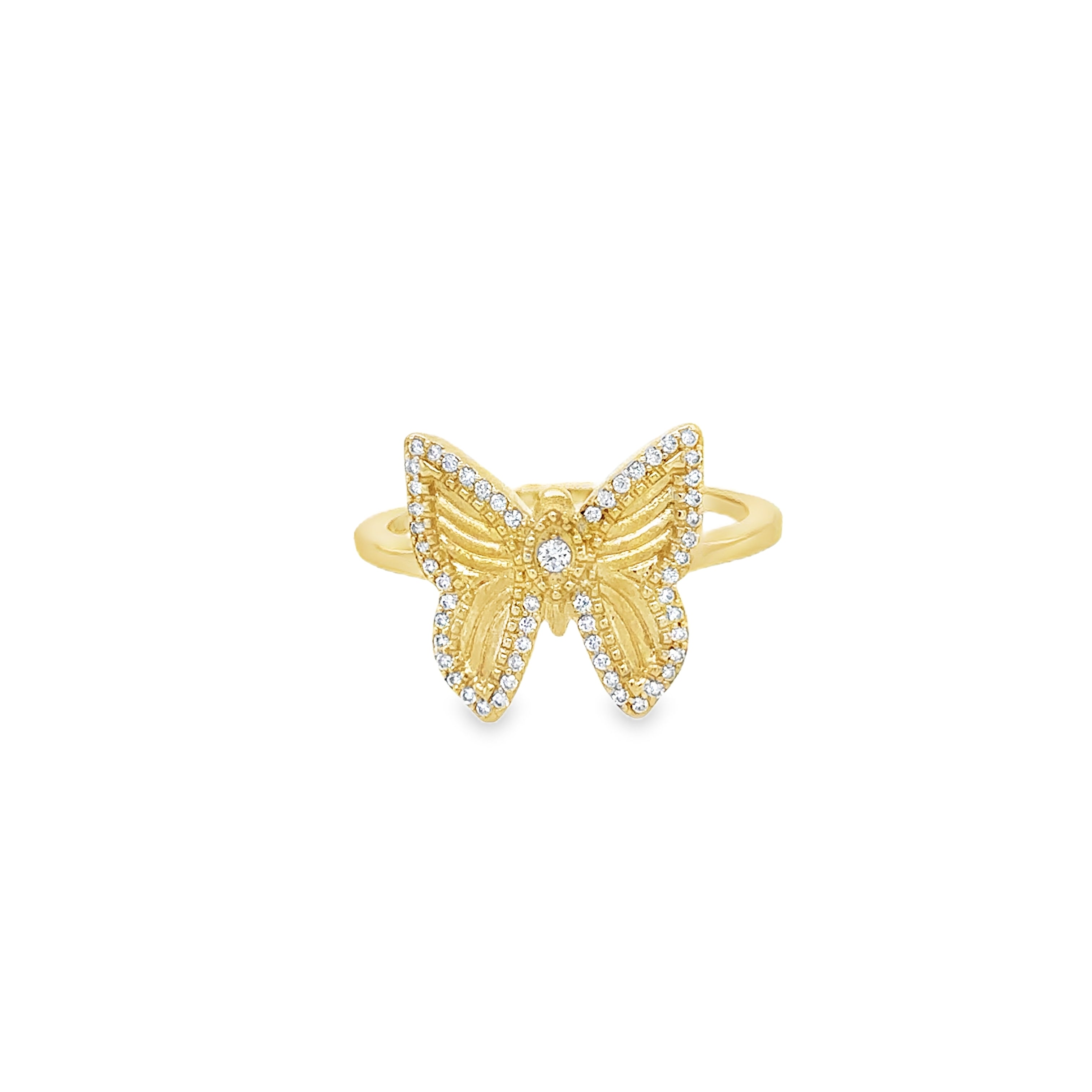 Baby Butterfly Diamond Ring