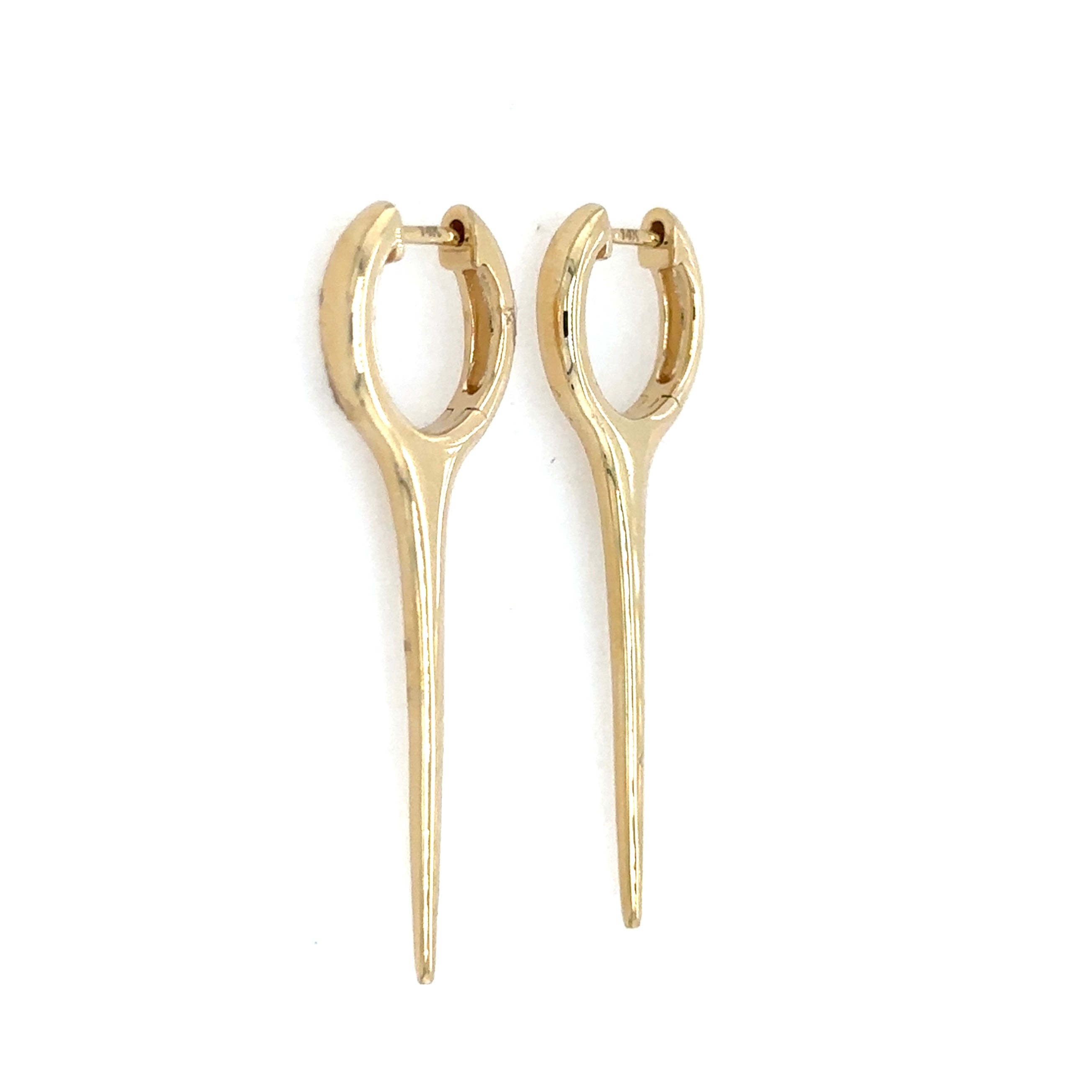 Gold Spear Earring
