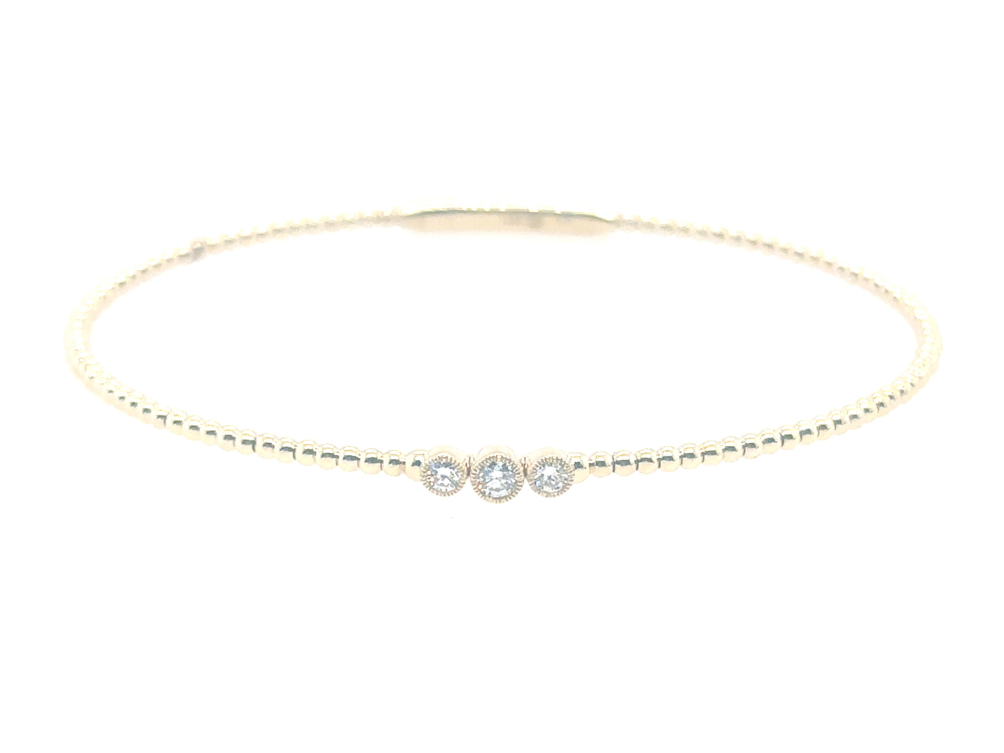 Taylor Three Diamond Flexi Bracelet