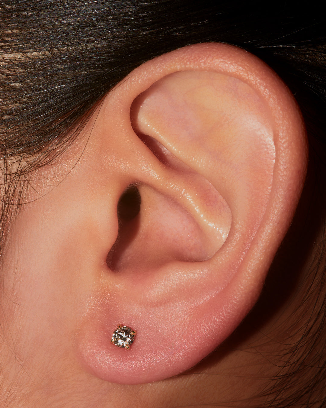 Everyday Round 4 Prong Diamond Stud