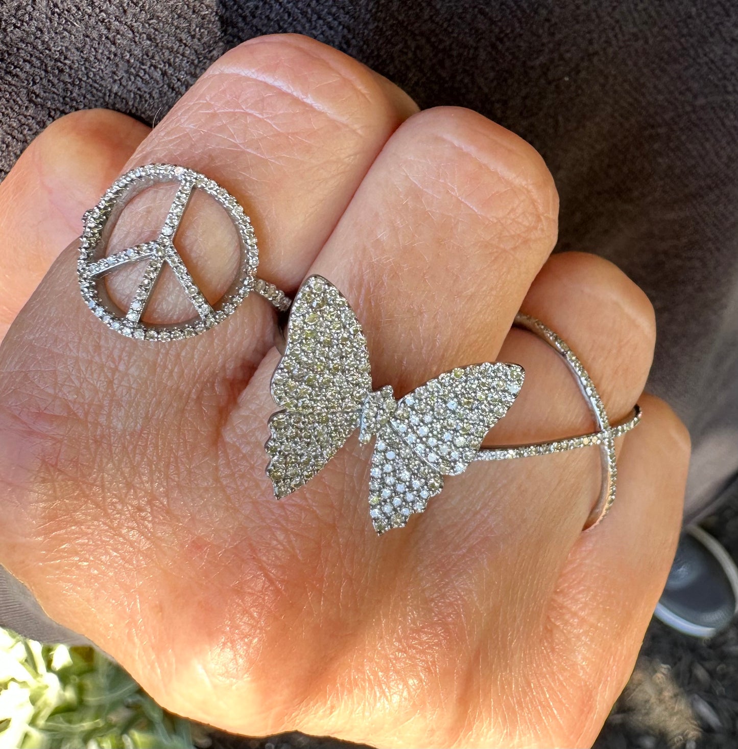 X Diamond Ring