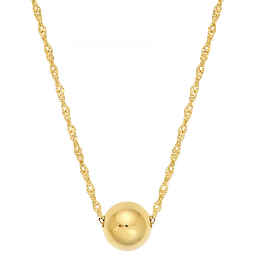 Puffy Bead Necklace