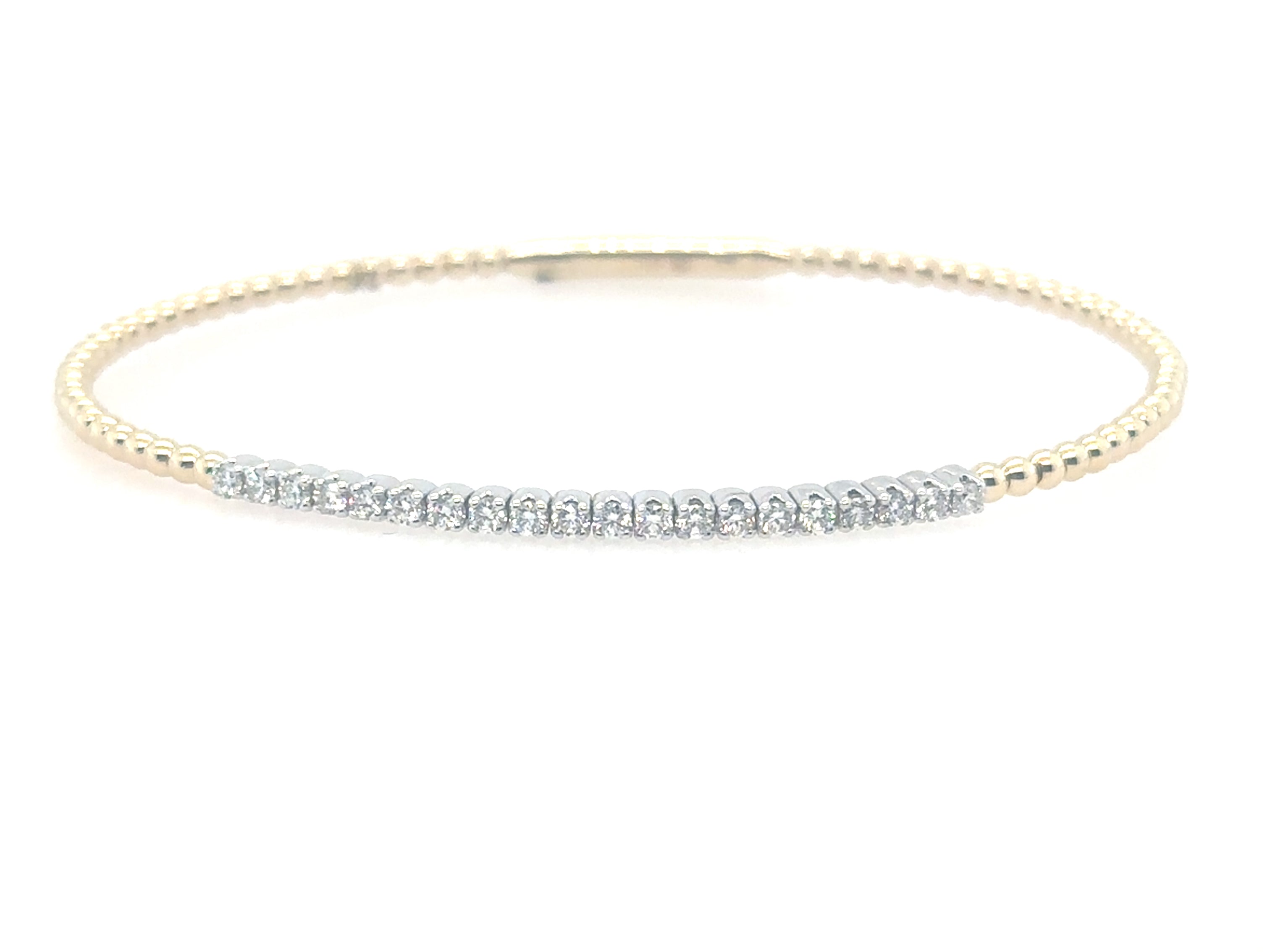 Olga Diamond & Gold Flexi Bracelet