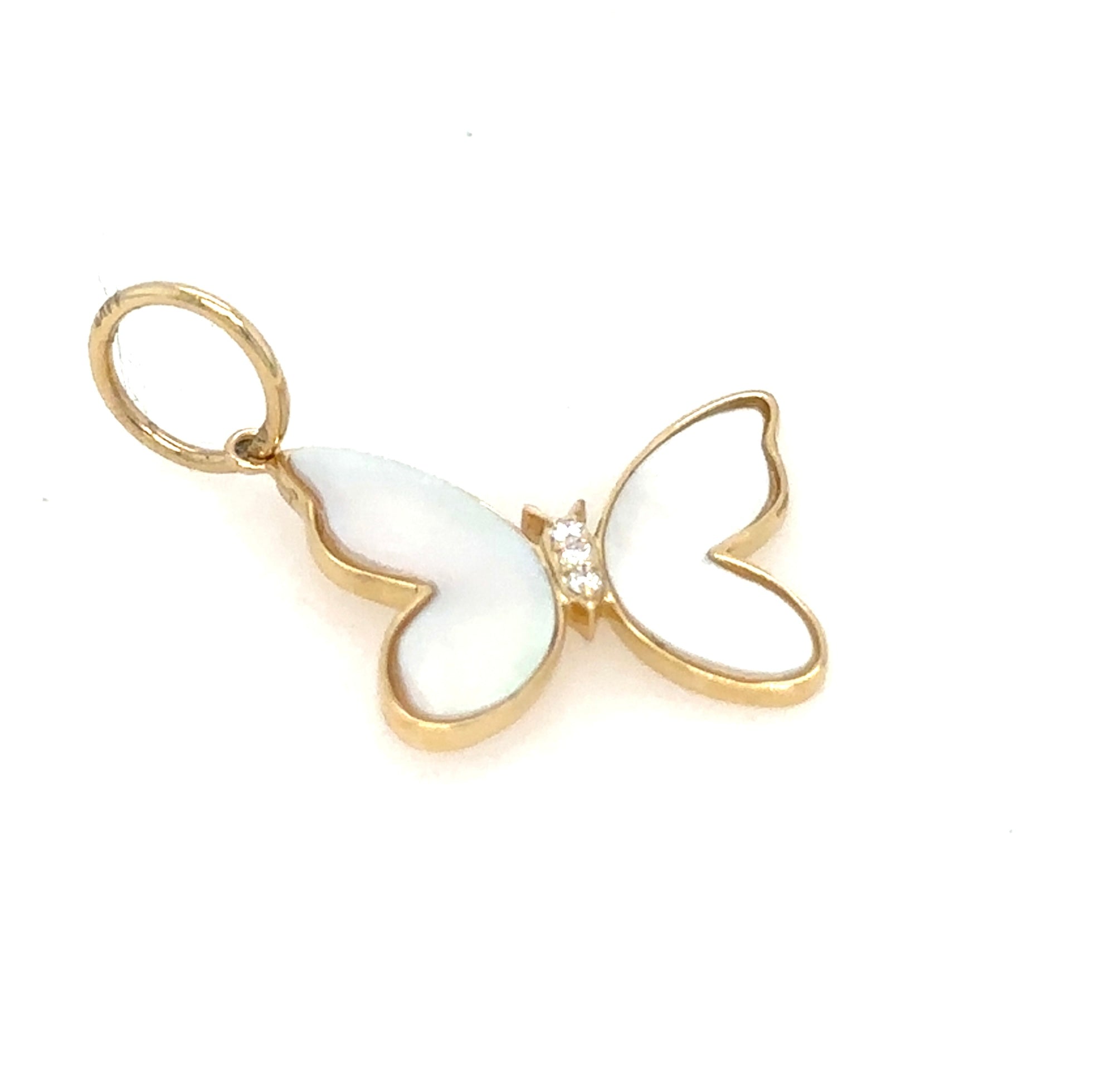 Mother of Pearl Mariposa Pendant