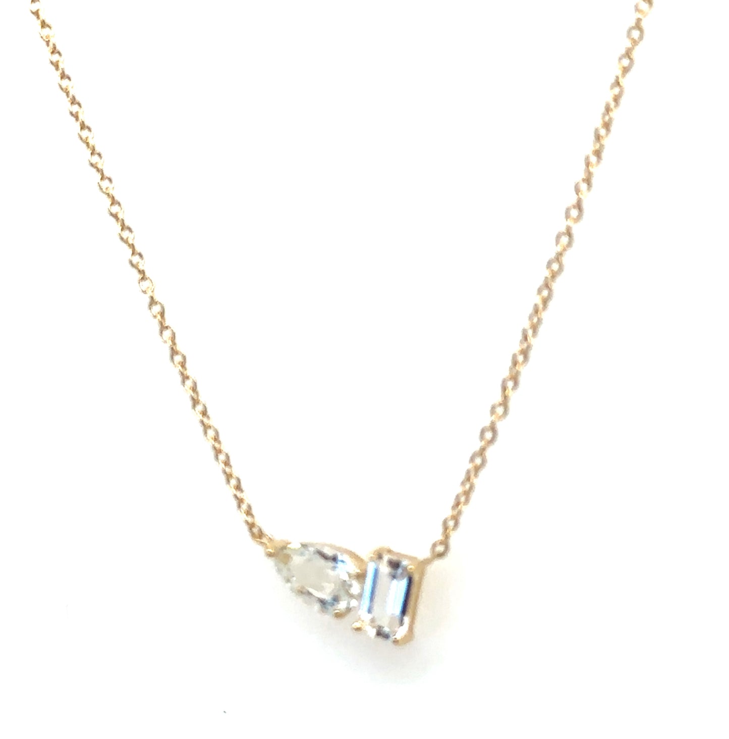 You and Me Gemstone Necklace