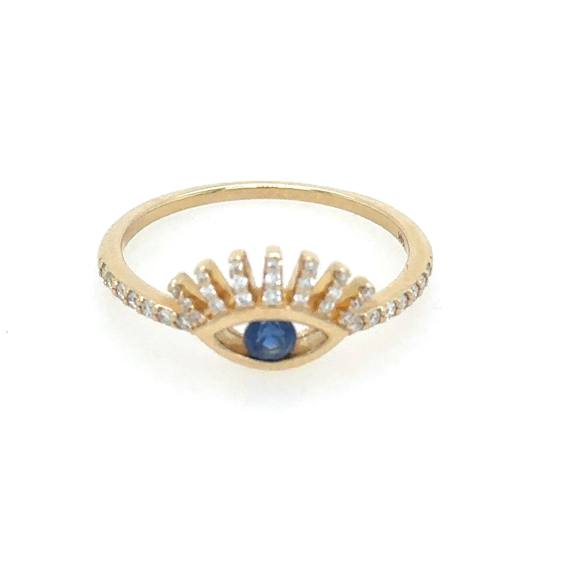 Barb Evil Eye Ring