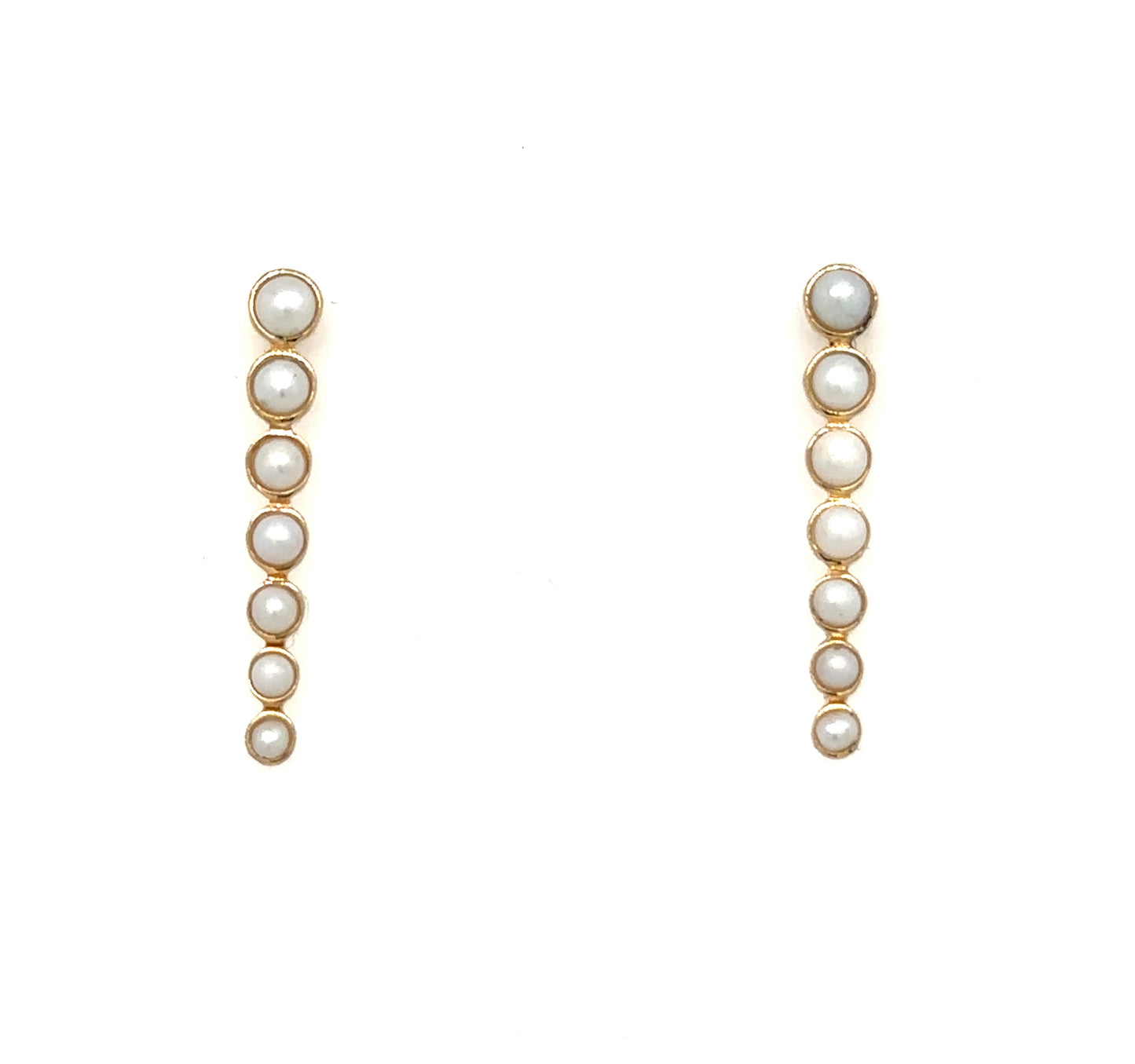 Gemstone Bubble Earrings