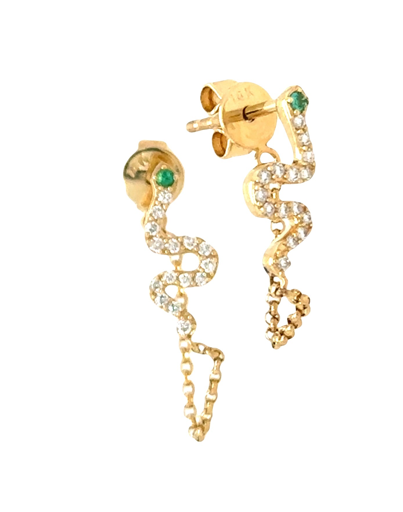 Snake Charmer Drop Earrings