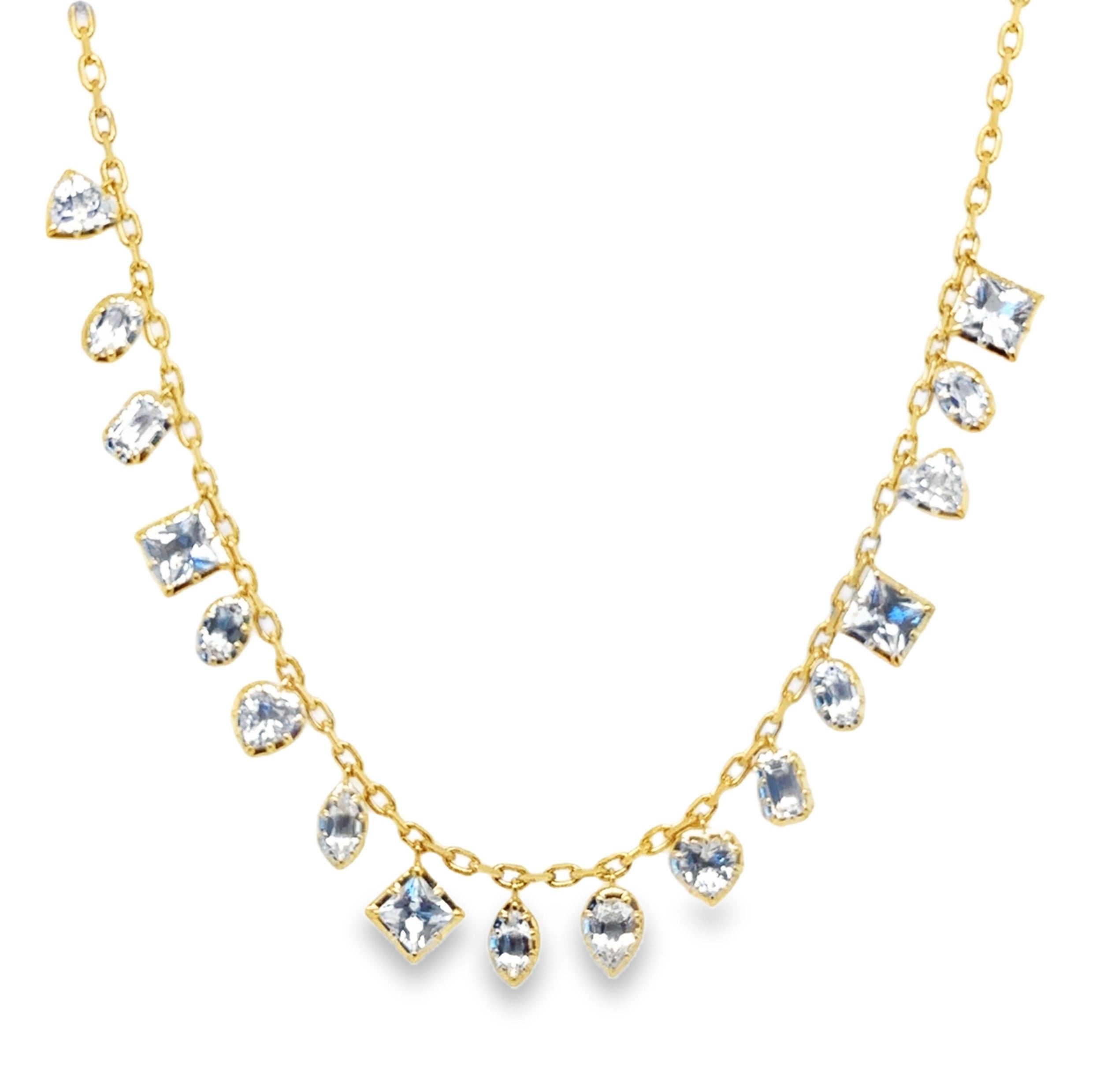 Emily Topaz Lux Charm Necklace