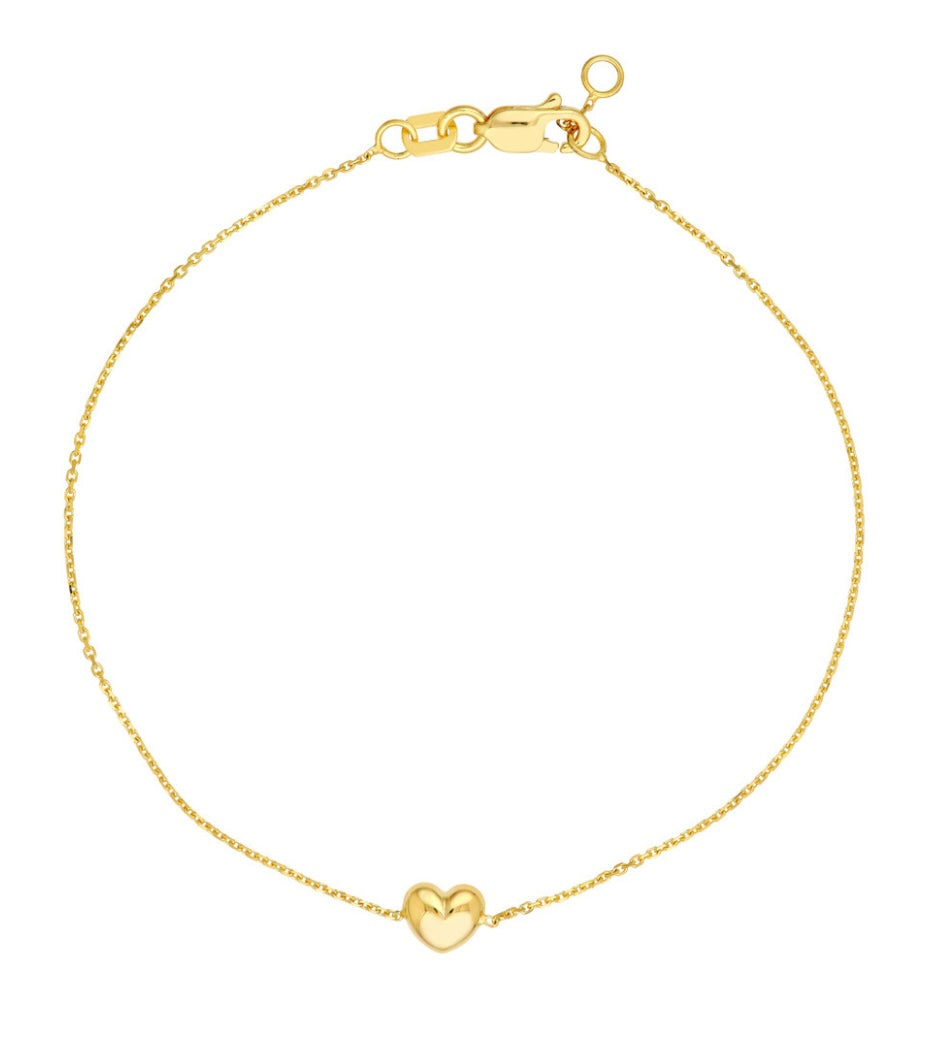 Puffy Heart Bracelet