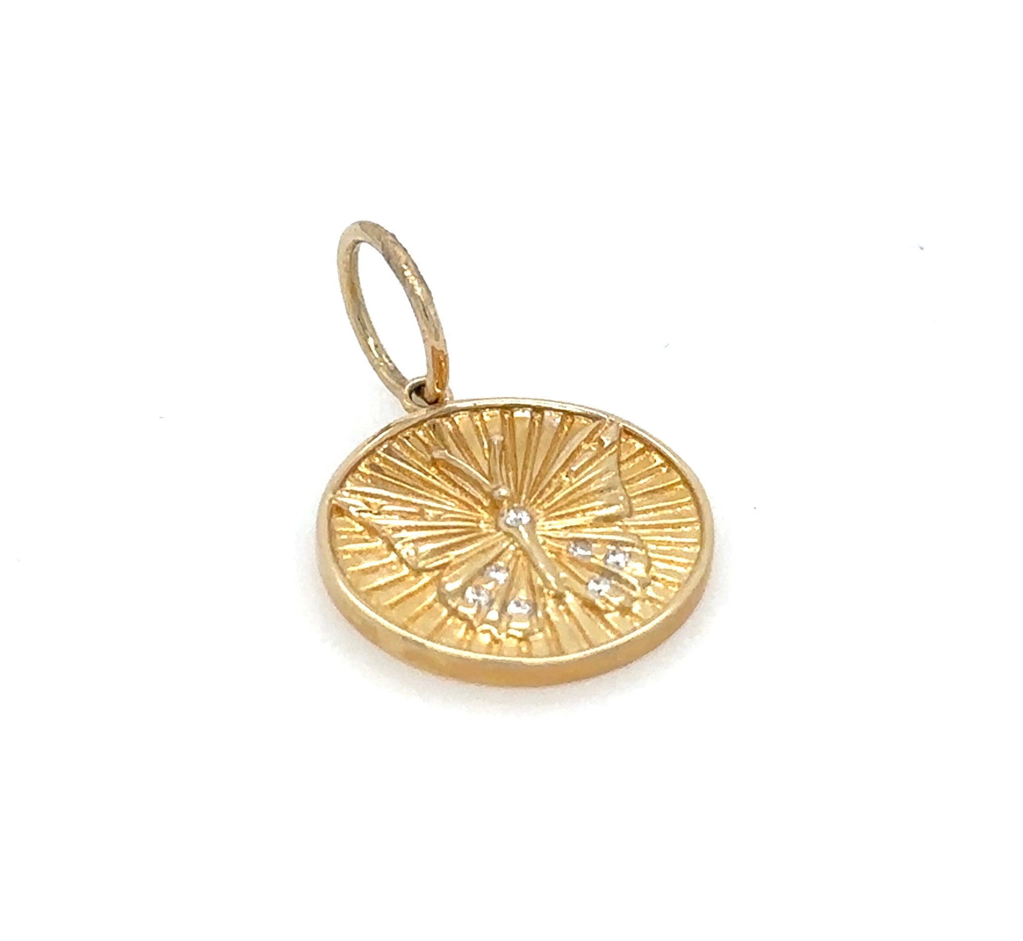 Karen Fluted Butterfly Pendant