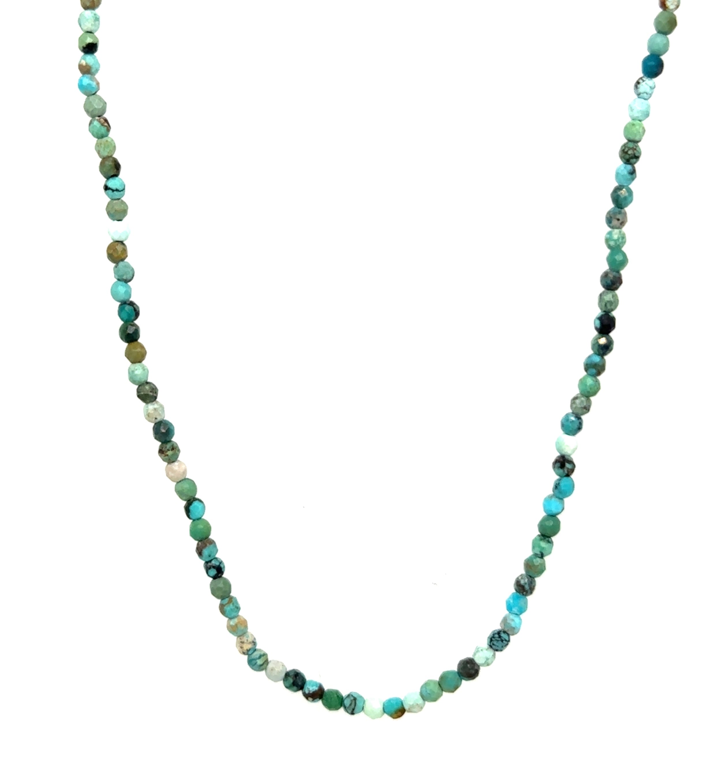 Semi Precious Gemstone Long Strand Necklace
