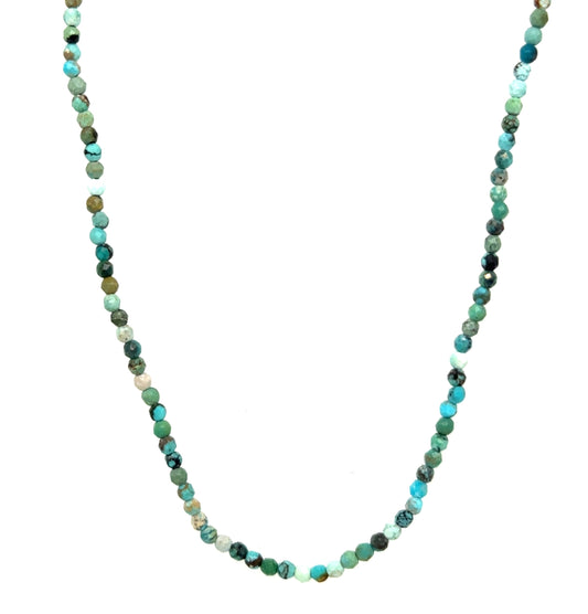 Semi Precious Gemstone Long Strand Necklace