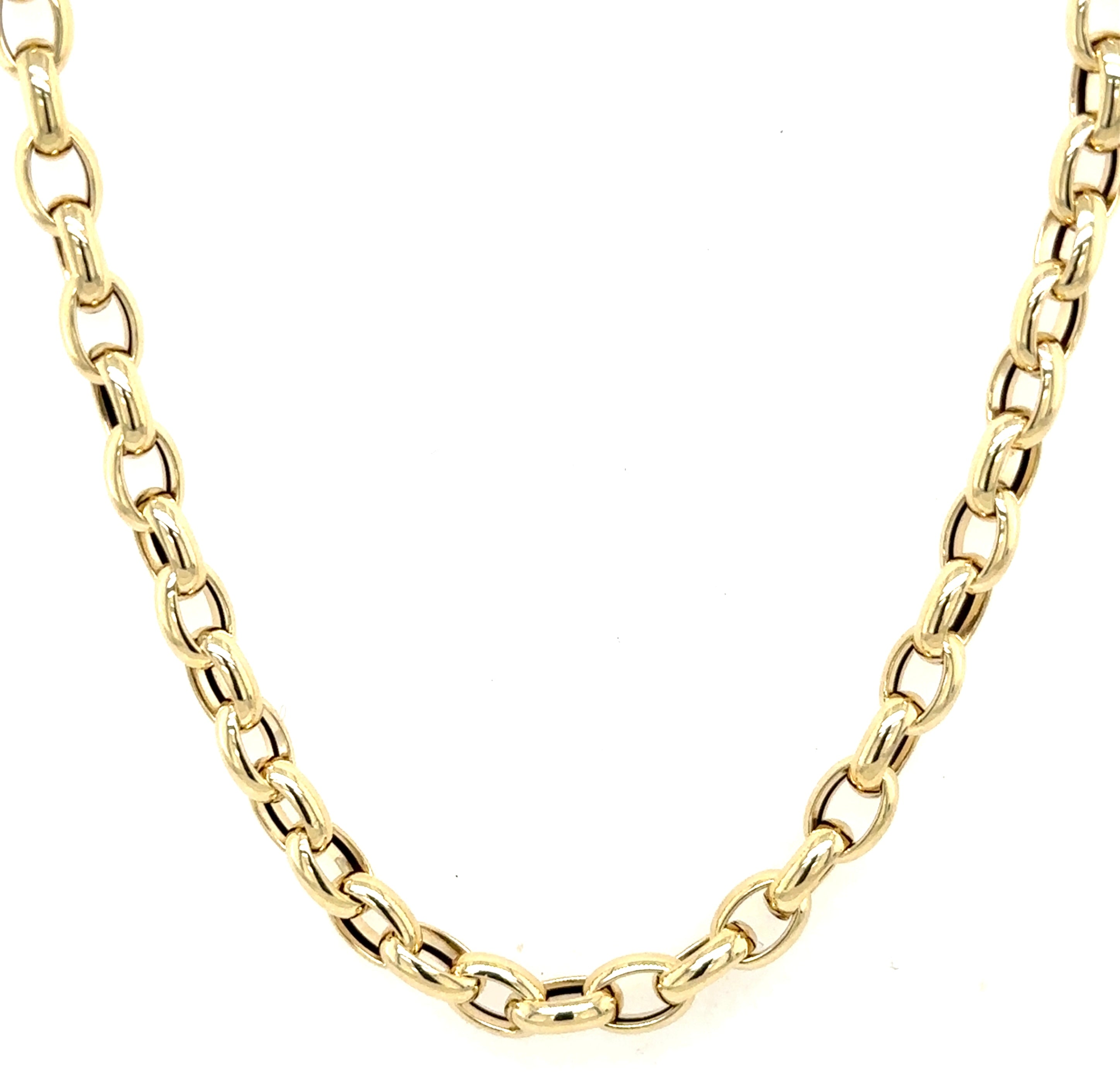 Harlow Oval Gold Link Chain