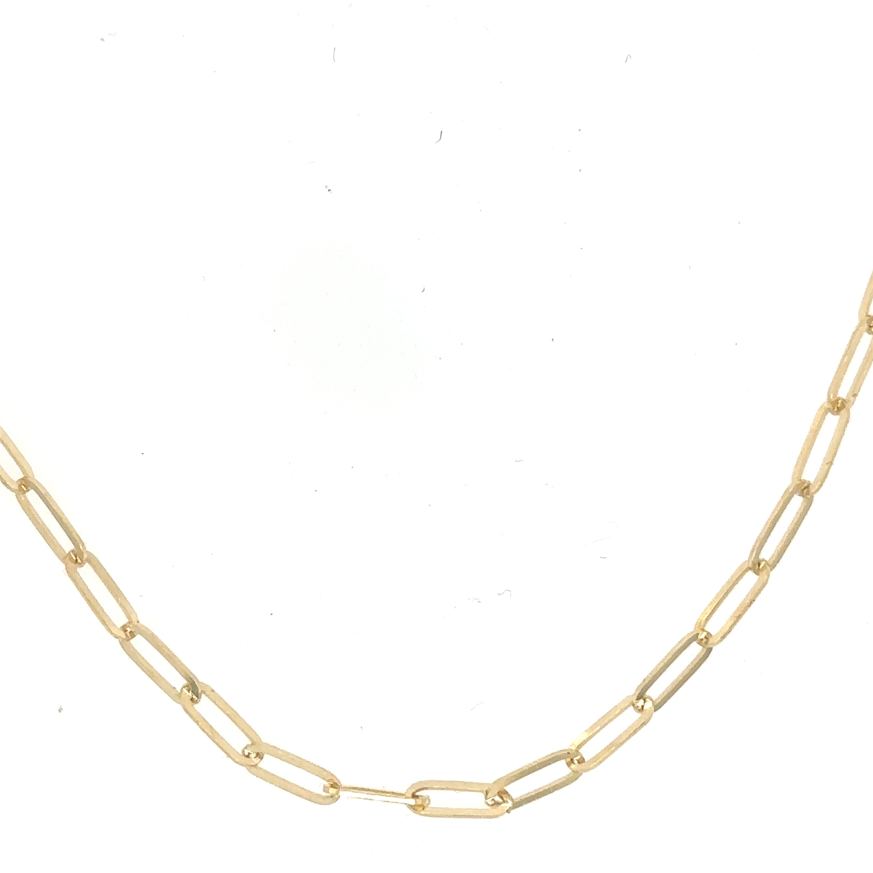 Scarlet Paperclip Necklace