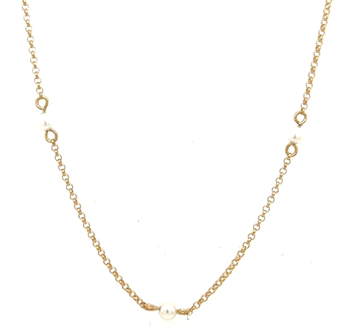 Junie Pearl Station Necklace