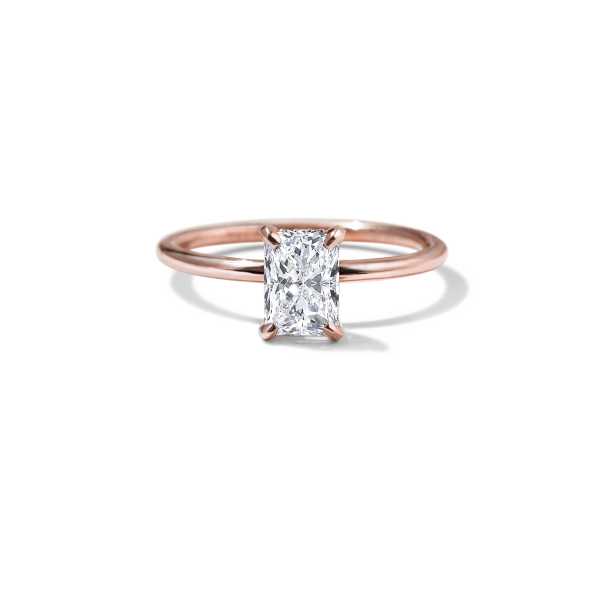 JBJ Hidden Halo Diamond Engagement Ring