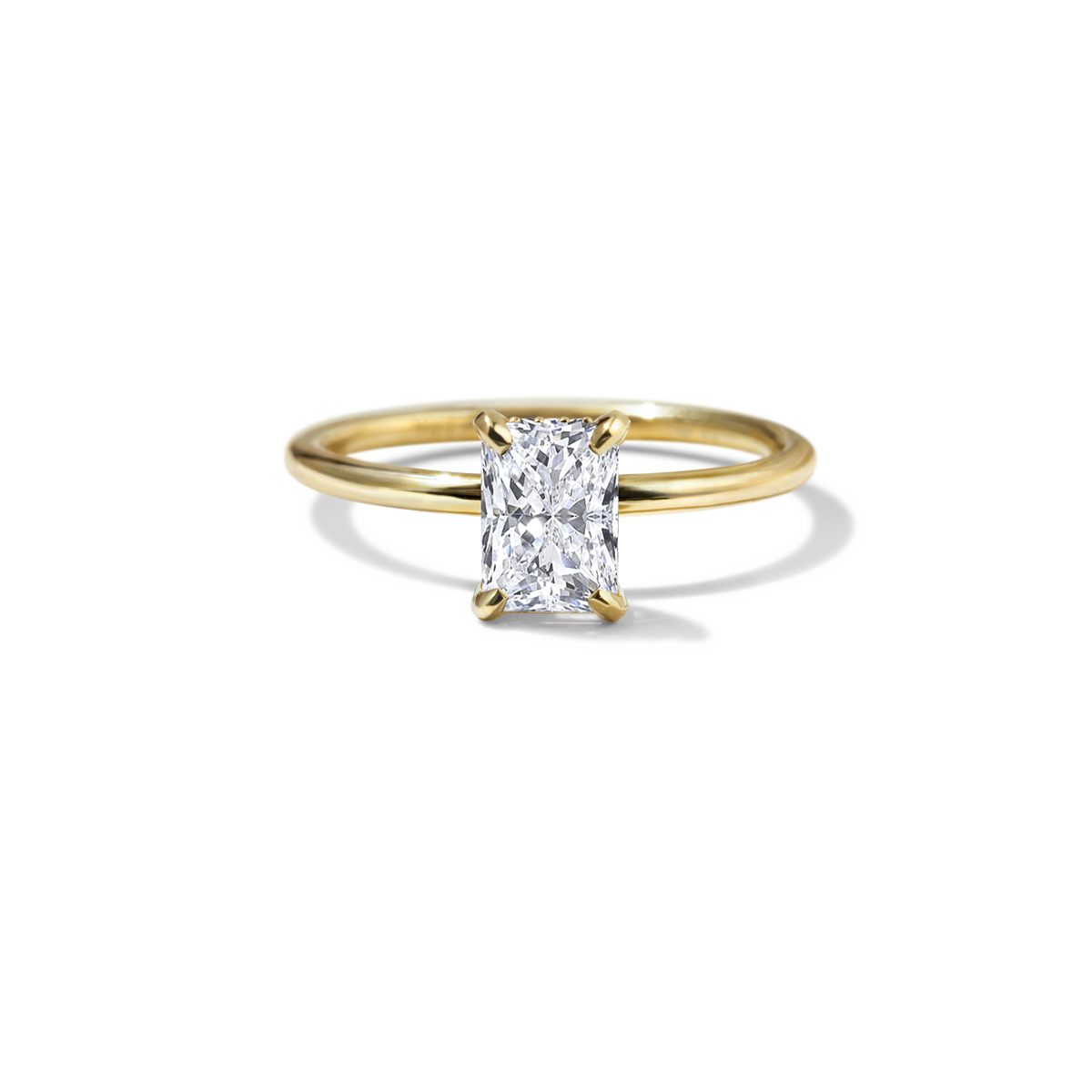 JBJ Hidden Halo Diamond Engagement Ring