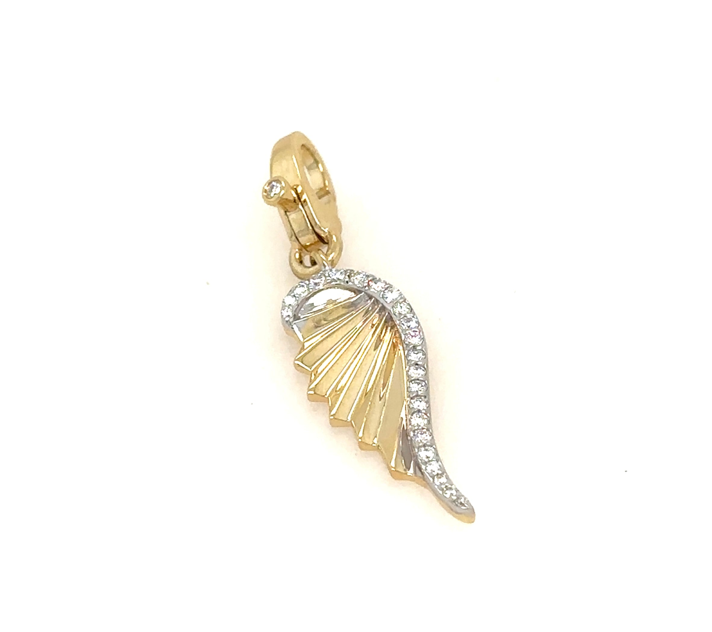 Vintage Inspired Angel Wing Enhancer Pendant