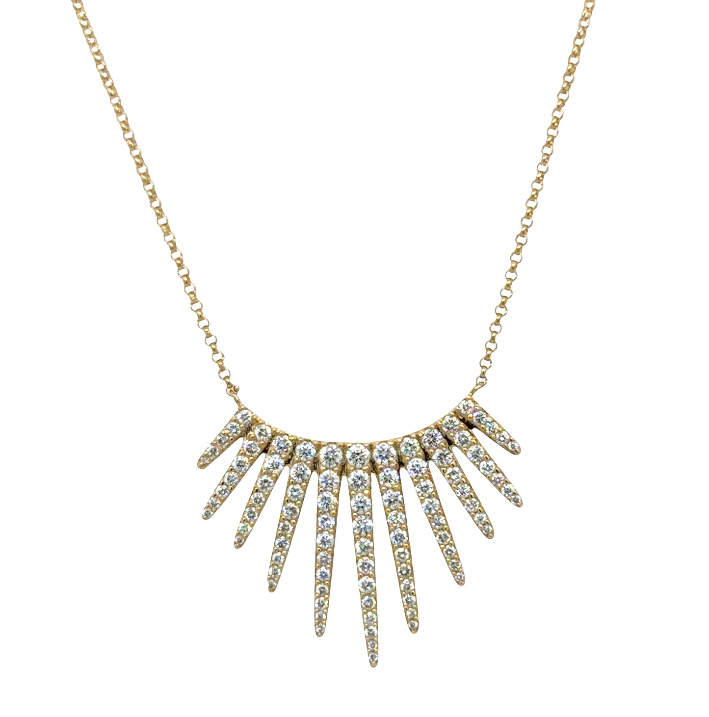 Diamond Spear Necklace