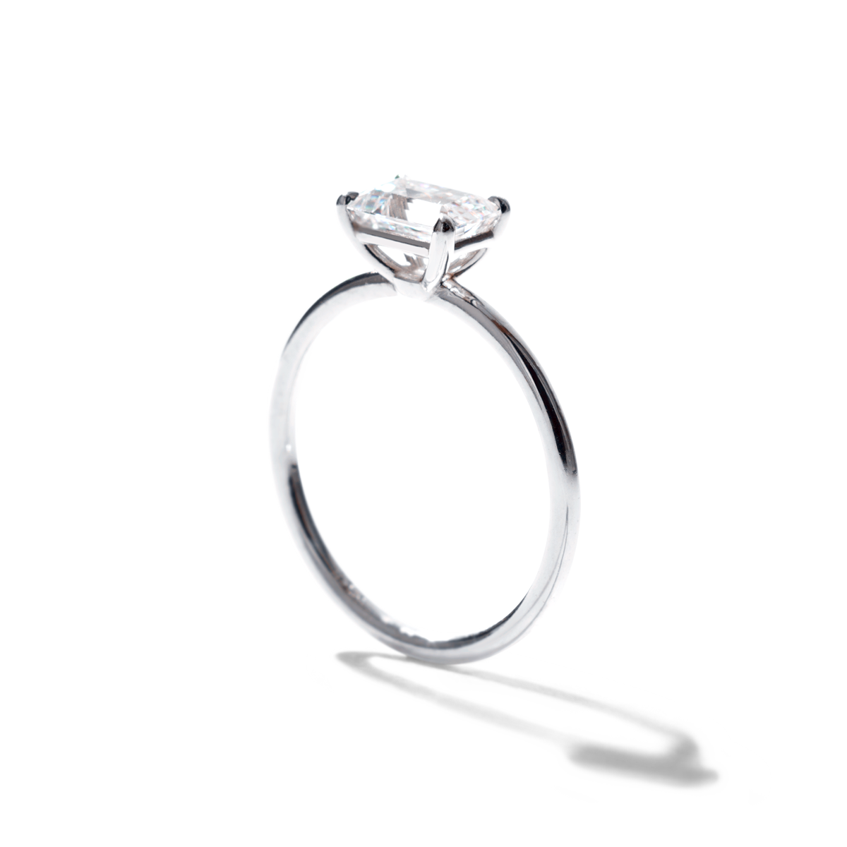 JBJ East-West Diamond Engagement Ring