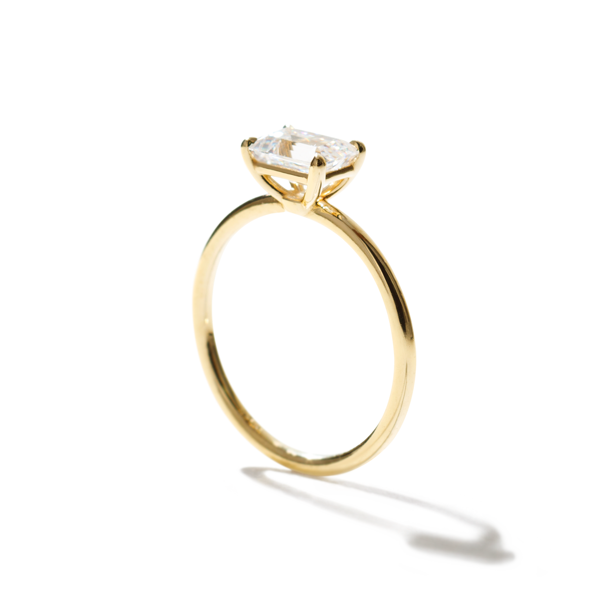 JBJ East-West Diamond Engagement Ring