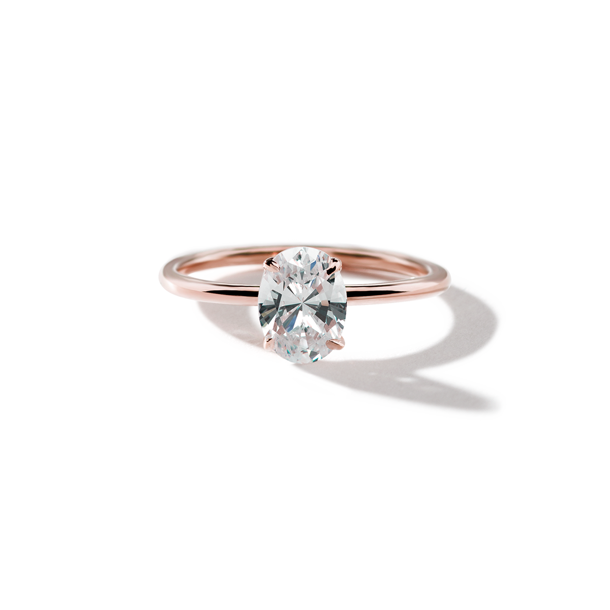 JBJ Solitaire Diamond Engagement Ring
