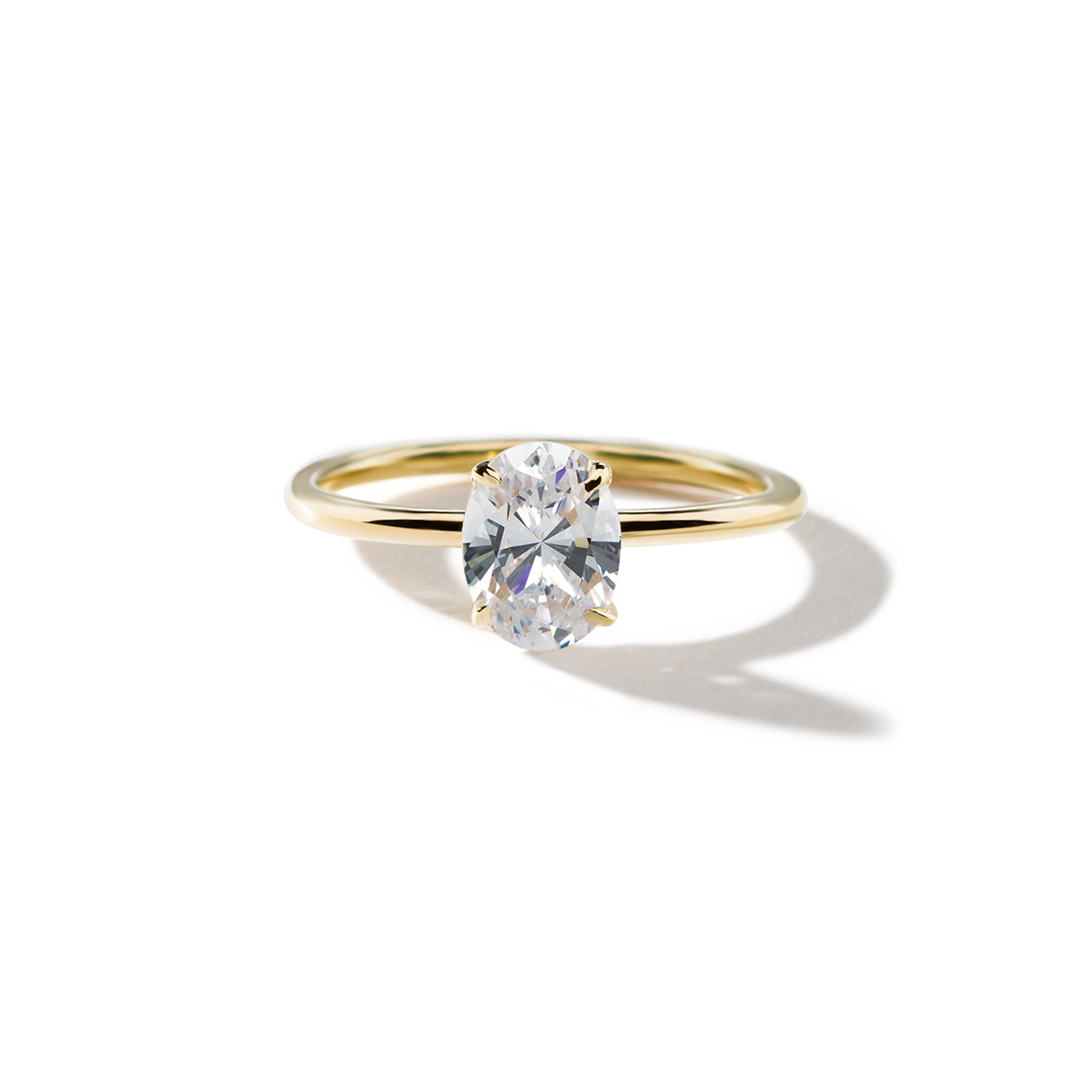 JBJ Hidden Halo Diamond Engagement Ring