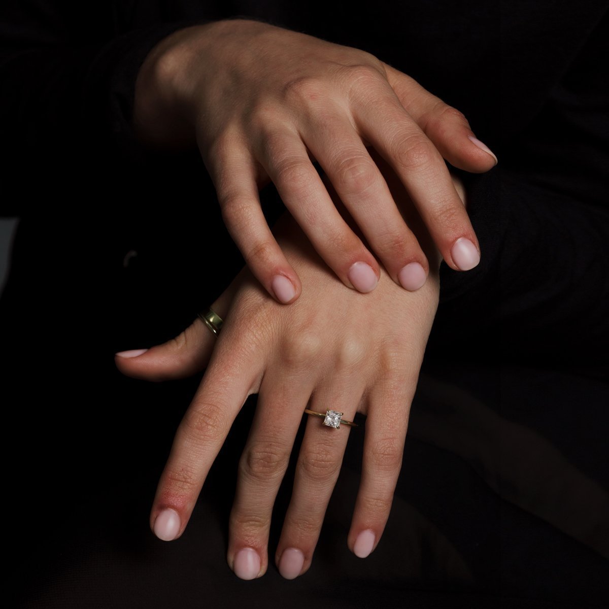 JBJ Solitaire Diamond Engagement Ring
