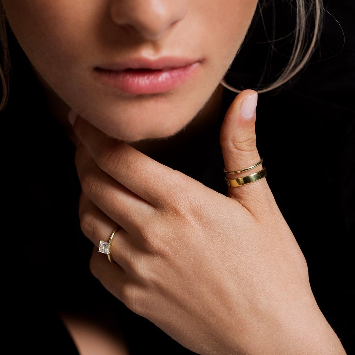 JBJ Solitaire Diamond Engagement Ring
