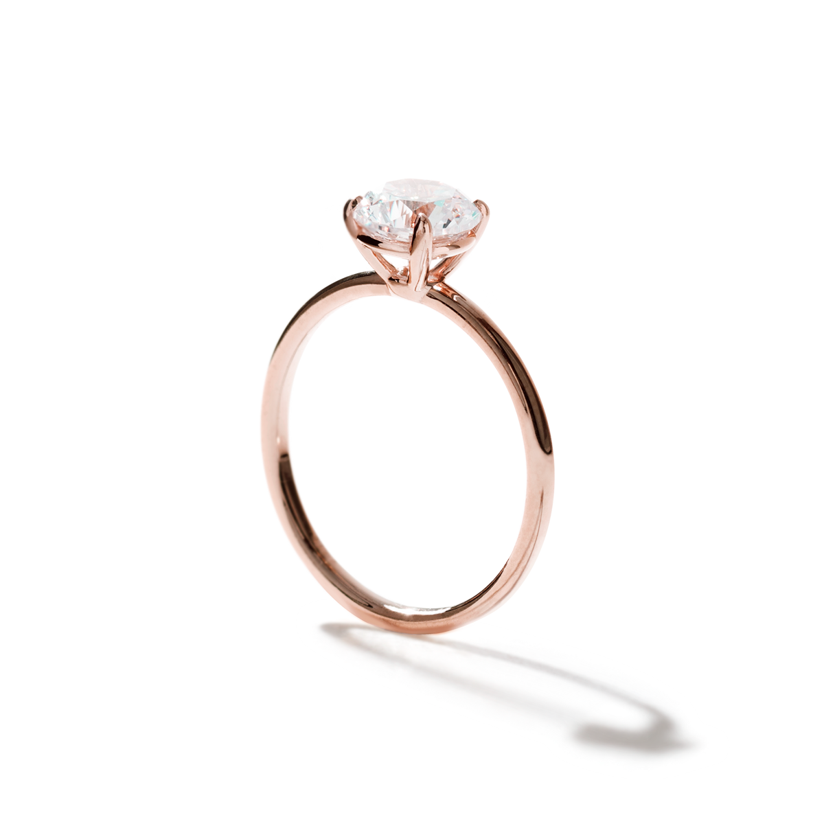 JBJ Solitaire Diamond Engagement Ring