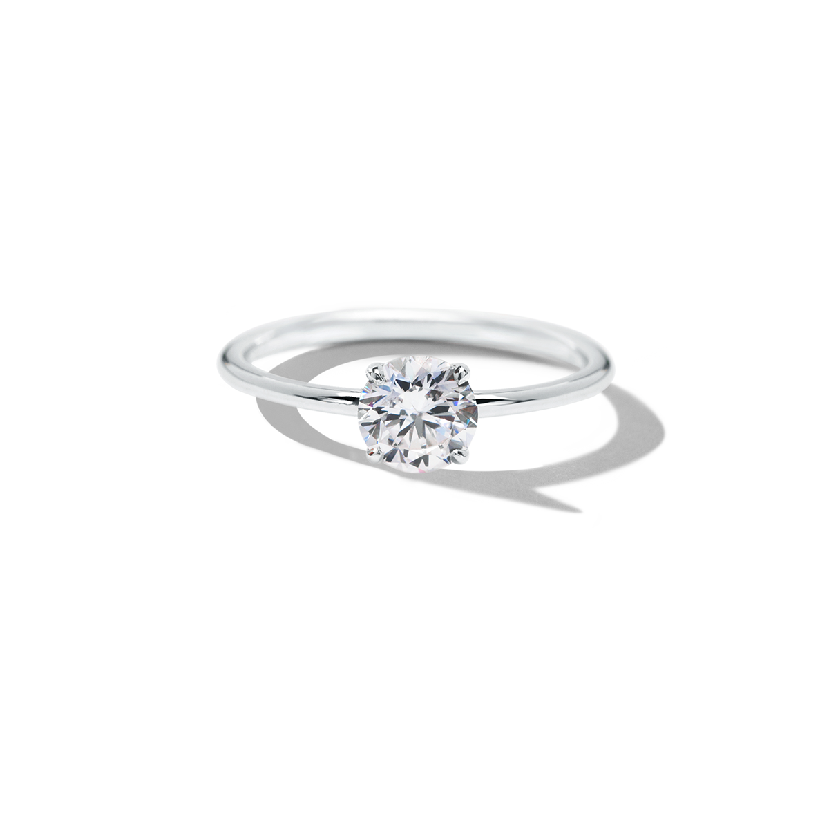 JBJ Solitaire Diamond Engagement Ring