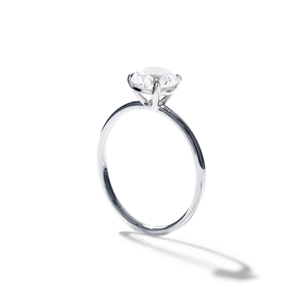 JBJ Solitaire Diamond Engagement Ring