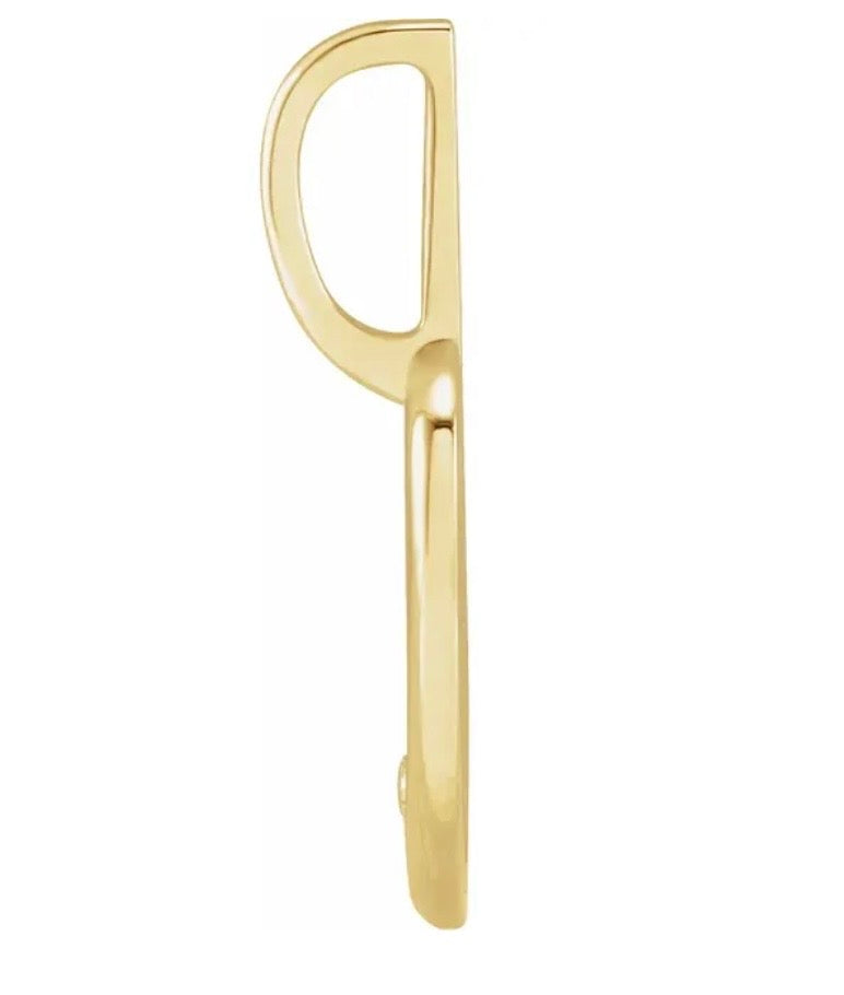 14K Engravable Diamond Heart Pendant