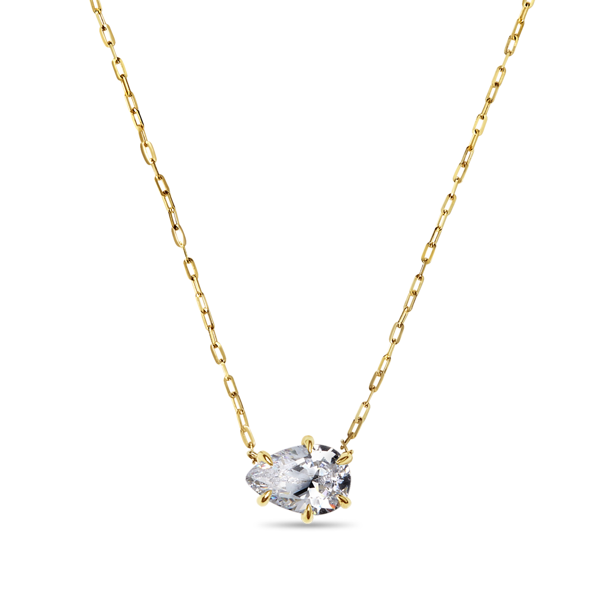 Everyday Pear Diamond Pendant