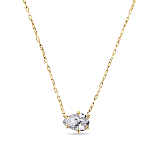 Everyday Pear Diamond Pendant