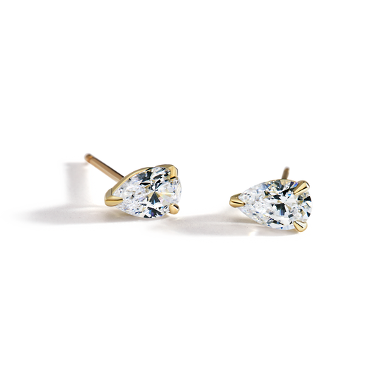 Everyday Pear Diamond Studs