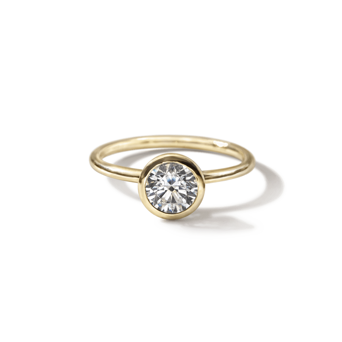 JBJ Bezel Diamond Engagement Ring