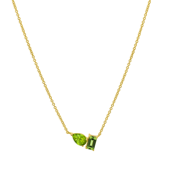 You and Me Gemstone Necklace
