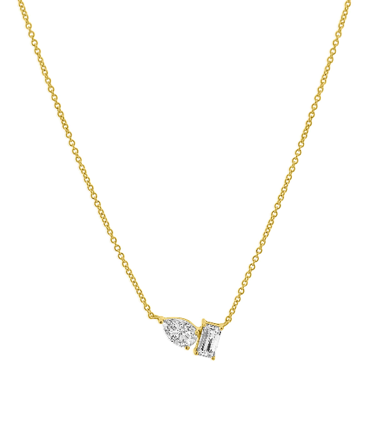 You and Me Gemstone Necklace