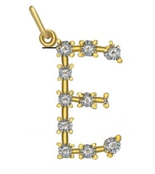 Diamond Constellation Initial Pendant