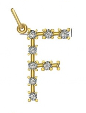 Diamond Constellation Initial Pendant