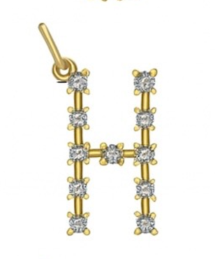 Diamond Constellation Initial Pendant