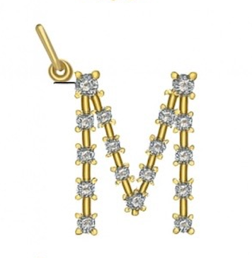 Diamond Constellation Initial Pendant
