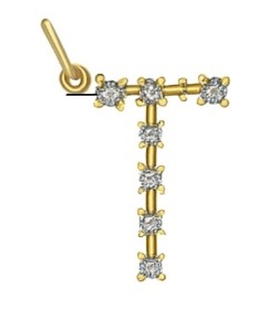 Diamond Constellation Initial Pendant