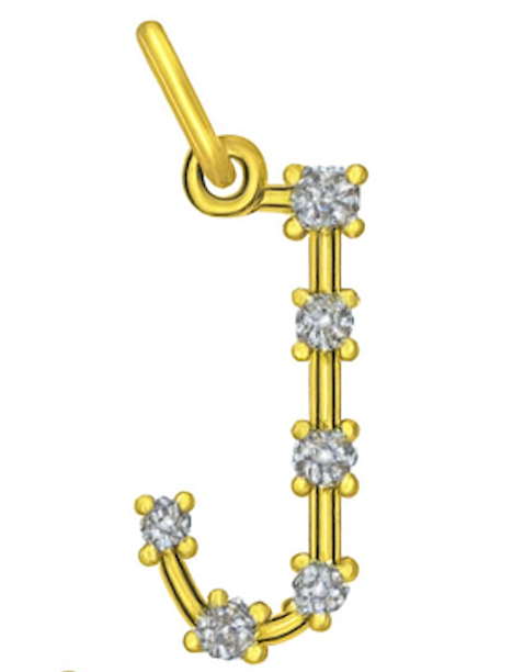 Diamond Constellation Initial Pendant